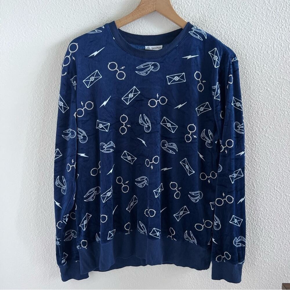 Harry Potter Wizarding World Soft Long Sleeve Sweater Top Lightweight Large